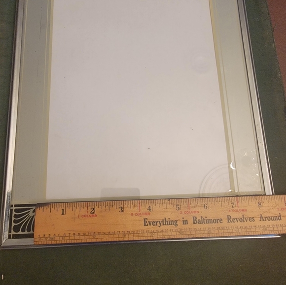 VINTAGE Art DECO Silver Picture Frame - Picture 6 of 7